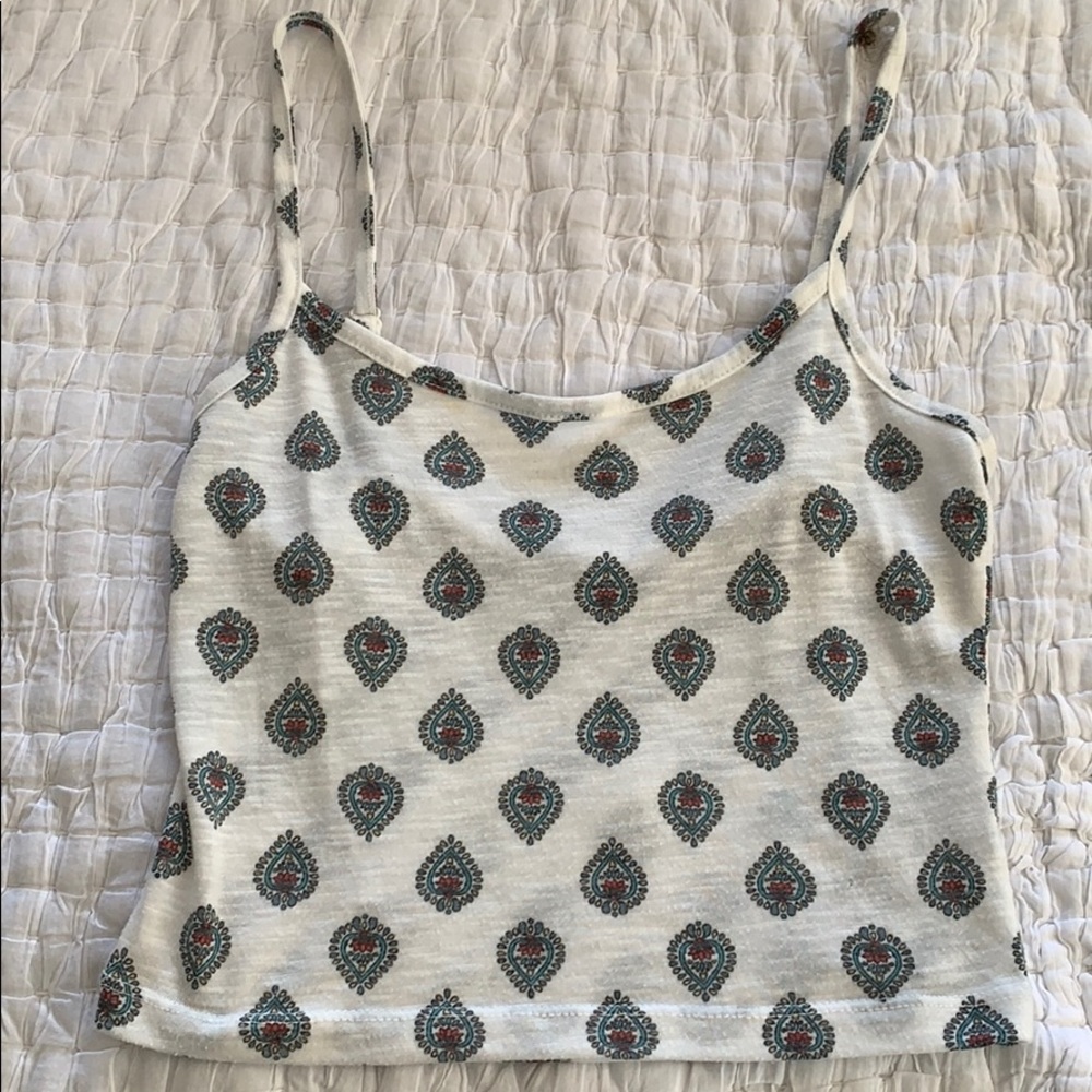 Patterned crop top